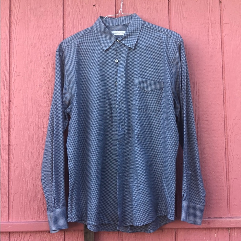 Mens Collar Button Up Dress Shirt
